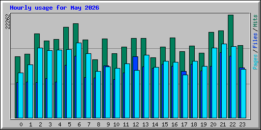 Hourly usage for May 2026